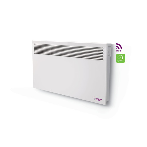 Конвектор TESY LivEco Cloud с функция AirSafe CN 051 200 EI CLOUD AS W, стенен, с електронно Wi-Fi управление, 2000W 